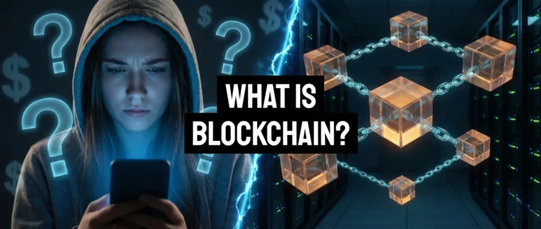 What is blockchain explained simply with connected blocks and cryptographic hashes in a decentralized network