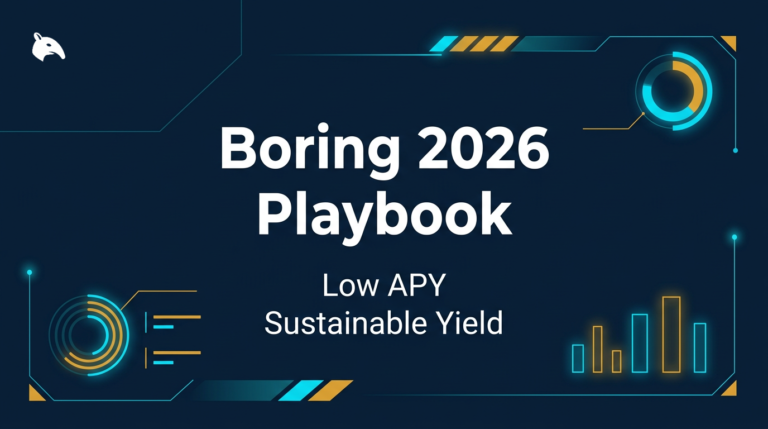 Snout0x article: Boring 2026 Playbook