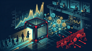 illustration showing a honeypot token where buyers can enter but the sell path is blocked