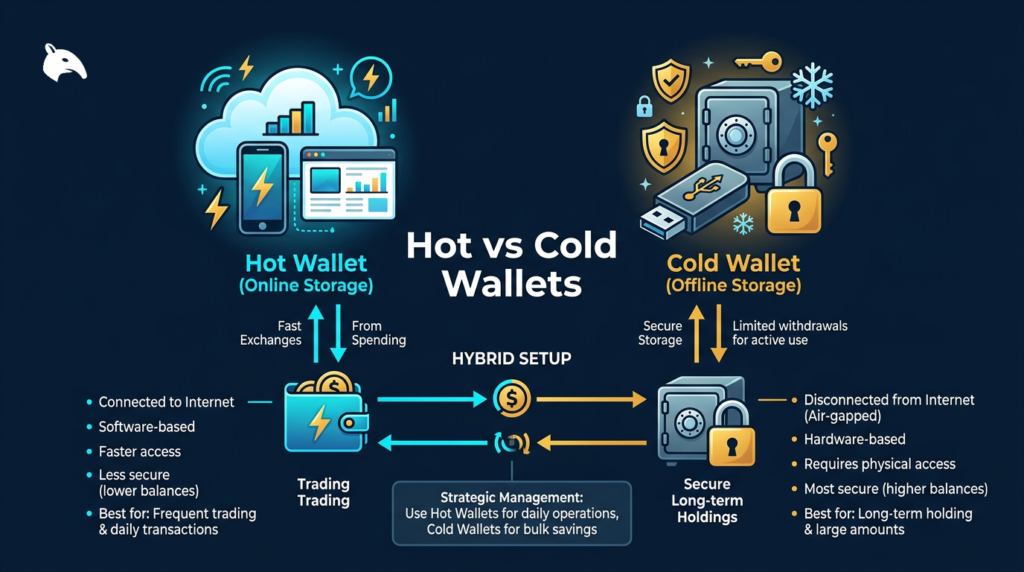 Snout0x article: Hot vs Cold Wallets