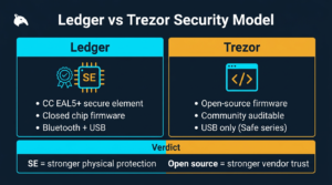 Snout0x article: Ledger vs Trezor