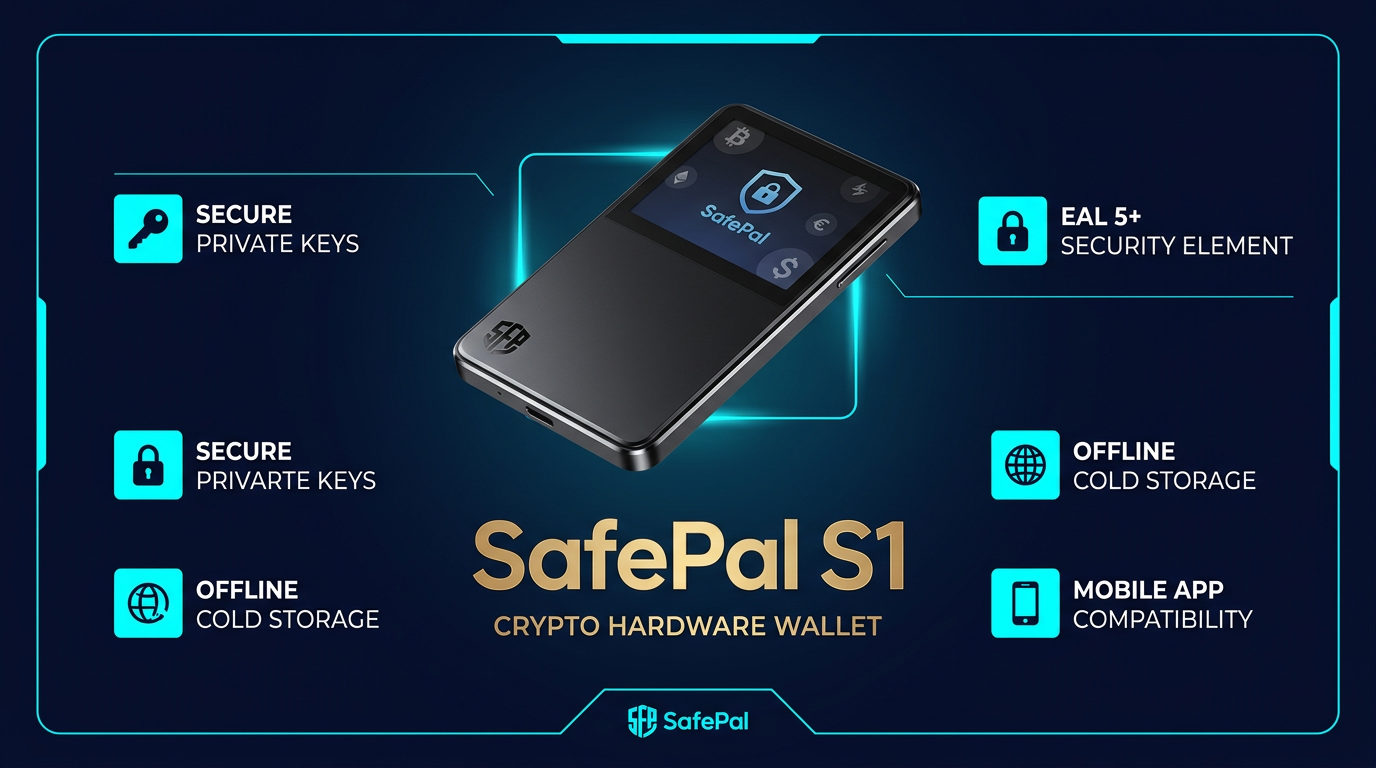 SafePal S1 air-gapped hardware wallet product photo