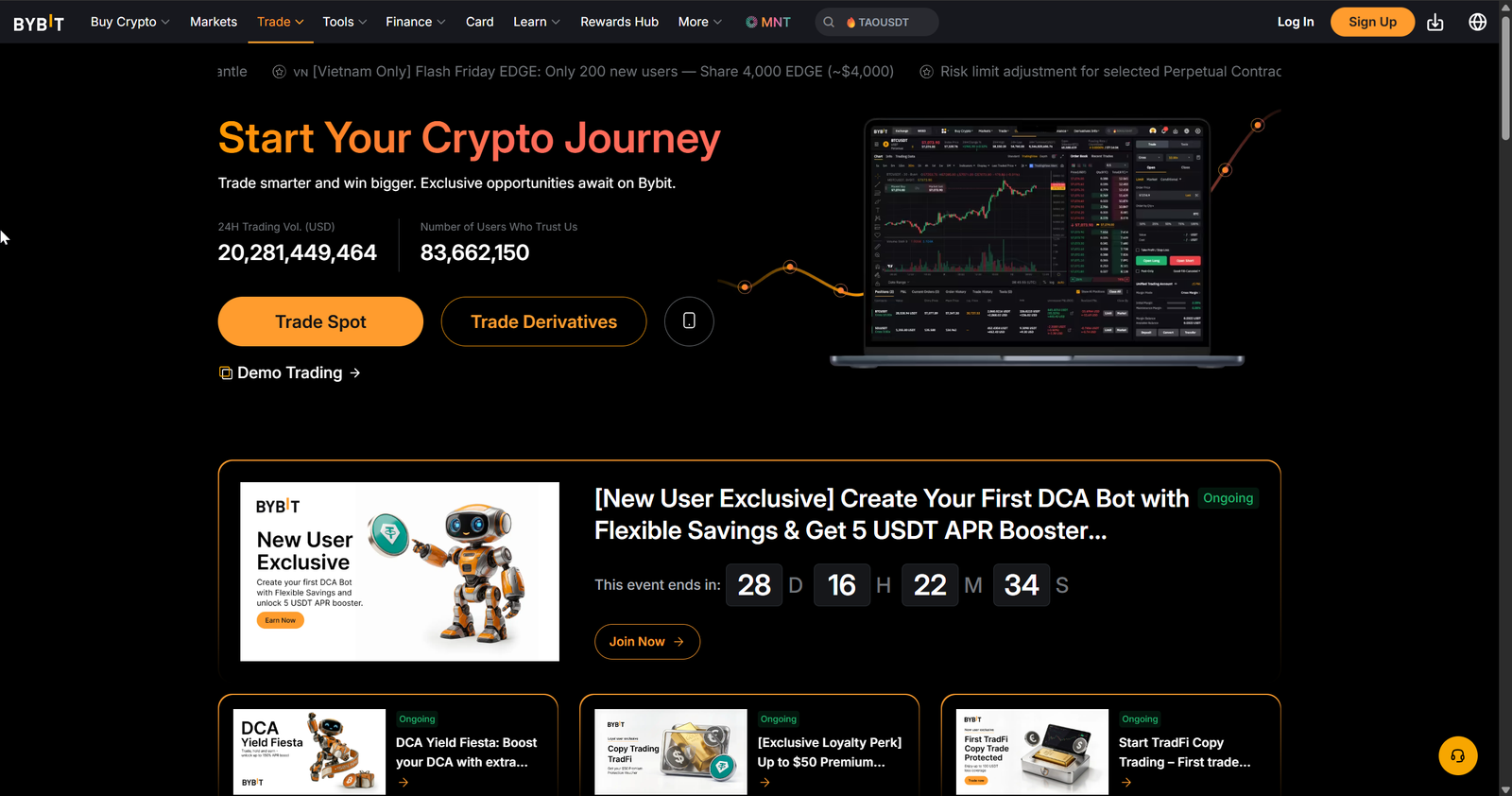 Bybit trading interface Bybit trading interface for Binance vs Bybit comparison