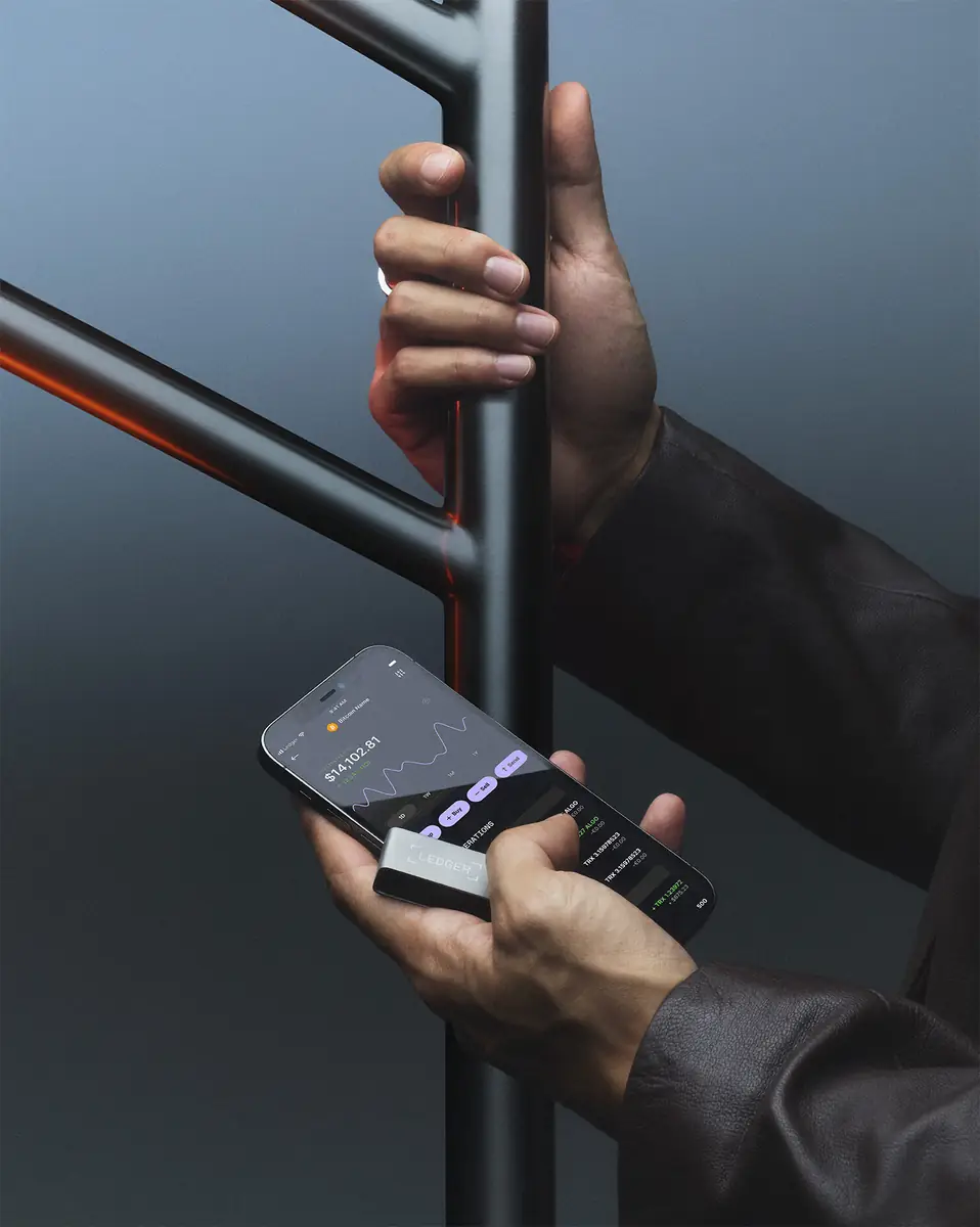 Ledger Nano X hardware wallet in real-world usage